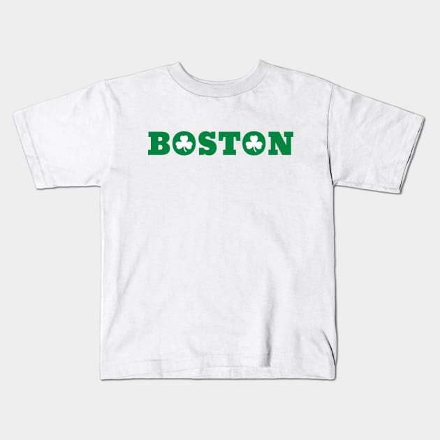 BOSTON | CELTICS | BASKETBALL Kids T-Shirt by theDK9